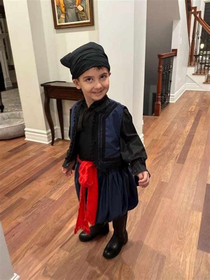 Crete Boy Blue Traditional Costume — Blessed Celebration